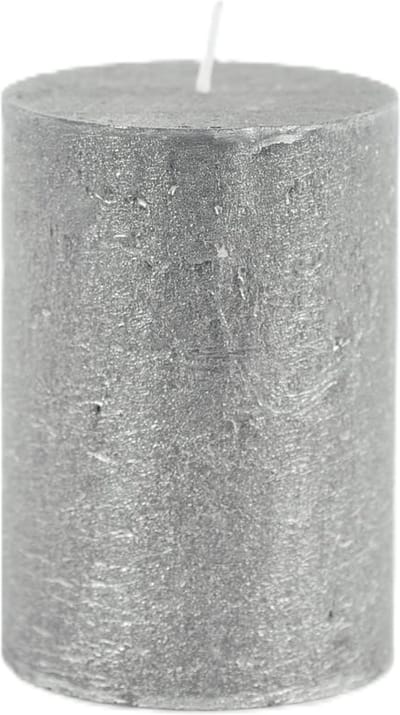 Rasteli Luz Your Senses Stomp Kaars Zwart-Black Silver D 7 cm H 10 cm Per 2 Stuks