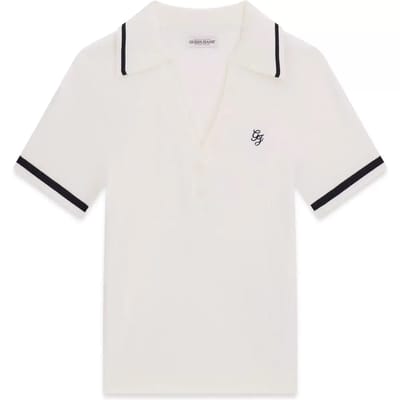 Guess Jeans W6grz1z3p32 Korte Mouw Poloshirt Wit M Vrouw