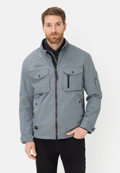 camel active Blouson met opstaande kraag - Maat menswear-48 - Stormblauw