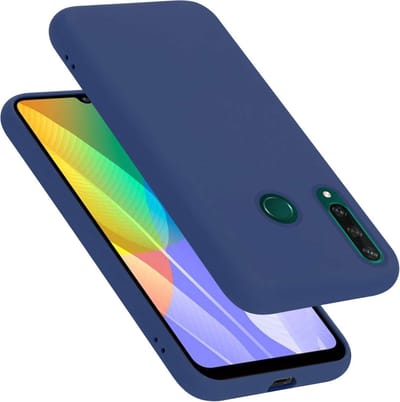 Cadorabo Hoesje geschikt voor Huawei Y6P in LIQUID BLAUW - Beschermhoes gemaakt van flexibel TPU silicone Case Cover