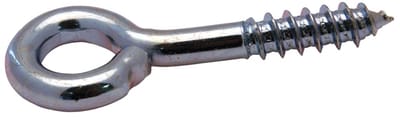Schroefoog zwaar nr. 8 – 4,00 x 35 mm – gegalvaniseerd ijzer – oog Ø 8 mm – zak à 5 stuks