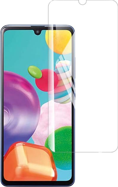 Screenprotector geschikt voor Samsung Galaxy A41 - Glas Screen Protector
