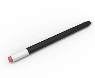DrPhone PencilArmor2 – Siliconen Beschermhoes Compatibel Met Apple Pencil 2de Generatie / Apple Pencil Pro – Anti-Slip Grip – Schokbestendig – Magnetisch Laden Ondersteund - Zwart