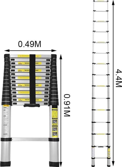 Telescoopladder 4.4m - Telescopische Ladder - Veilig en flexibel