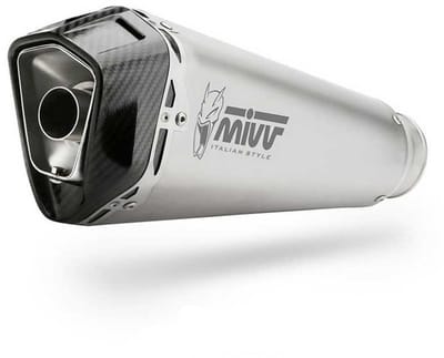 Mivv Delta Race Kawasaki Versys 1000/s/se 2019-24 K.049.ldrx Gehomologeerde Slip On Uitlaatdemper Zilver Homologated