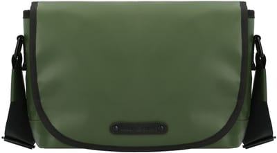 Greenburry Upcycled Tarpaulin Crossbody tas 27 cm - Jongens - olive