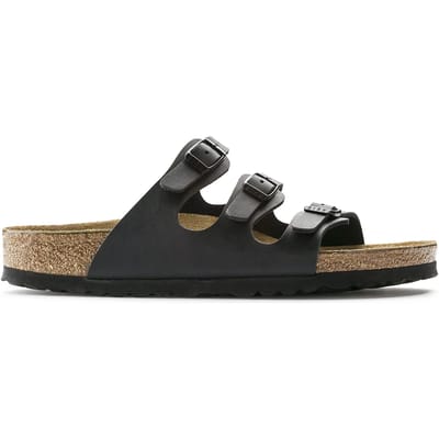 Birkenstock Florida slippers zwart  - Maat 35