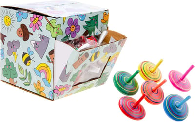 Duckiez Wooden Spinning Top Colored