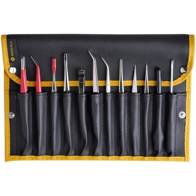 BERNSTEIN Tools for Electronics 5-100 Pincetset 12-delig