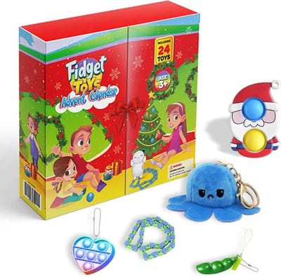 Fidget Toys Adventskalender 2025 – Adventkalender Kinderen - Speelgoed - 24 Unieke Toys