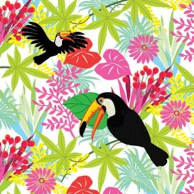 Lunch servetten Toucan - PAW Decor - 33x33 cm
