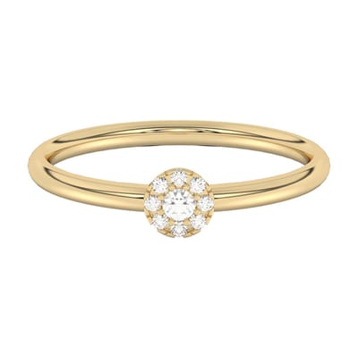 Diam Addict Ring 585 Gelbgold mit im Labor gezüchteten Diamanten