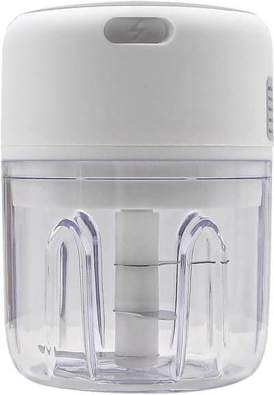 Elektrische Voedselsnijder 250ML Mini Draadloze Draagbare Vleesmolen USB-opladen Knoflook Snijder Keukenmachine voor Groenten/Noten/Fruit/Vlees/etc