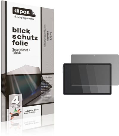 dipos – Matte Privacy Screenprotector geschikt voor Raemond K70 Pro | Anti-Spy Beschermfolie