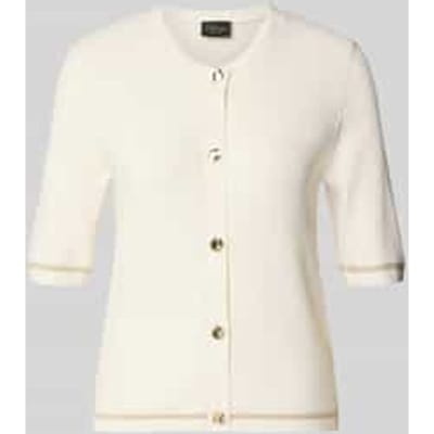 s.Oliver Pullover Shortsleeve Offwhite Maat: 40 | Jassen Outlet | Dames | Wit