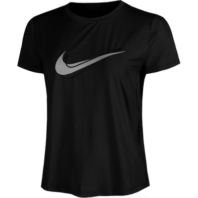 Nike One Swoosh Dri-fit Dames T-shirt Hj2204-010 - Kleur Zwart - Maat L
