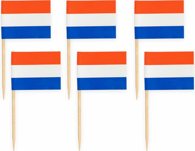 Cocktailprikkers Nederland - 24 stuks