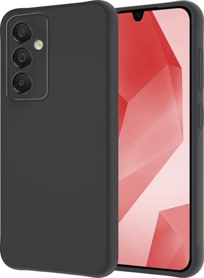 Hoesje - Geschikt voor Samsung Galaxy A16 - Sterk & Shockproof - Hoes Cover - Siliconen Case - Zwart