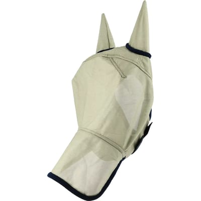 2-in-1 vliegenmasker voor paarden + neus Equithème Aquafly