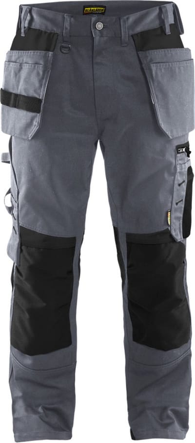 Blaklader Werkbroek met spijkerzakken 1555-1860 - Grijs/Zwart - D84