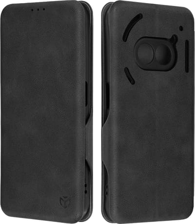 Hoesje geschikt voor Nothing Phone (2a) / (2a) Plus - Techsuit Safe+ Book Wallet Case - Zwart