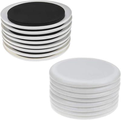 Meubel sliders - Vloerbeschermers - Meubels verplaatsen - Stil en schadevrij - 16 stuks - Wit