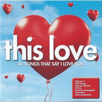 CD DIVERSEN This Love 82876676652 Sony BMG Music 2005 VK Pop Gebruikt white