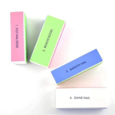 Nagelvijl Set van 4 polijstblokken 4 in 1 voor manicure en nail art220
