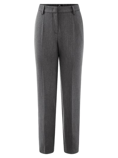 7/8-broek Slim Fit Van Peter Hahn grijs