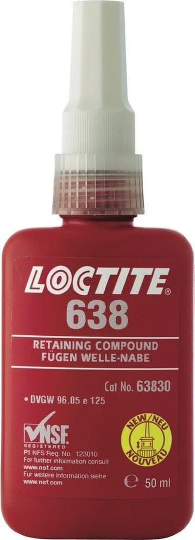 Loctite 638 - Kleefpasta - Hoge Sterkte - Snelle Uitharding