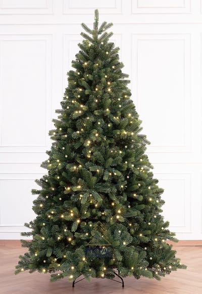 Royal Christmas – Kunstkerstboom met verlichtng - Bogota Premium 180 cm – PE/PVC – 300 warm LED-Lampjes