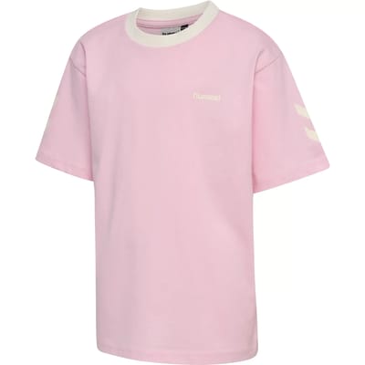 Kinderen T-shirt met brede zigzagpatroon Hummel