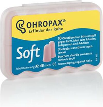 3x Ohropax Soft 10 stuks