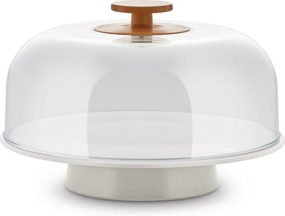 Alessi Stolp Mattina Taartstolp / Glazen stolp / Kaasstolp / Afdekstolp - BG06 WG - Grijs - ø 31 cm - door Big-Game