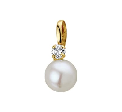 40.18479 Hanger Parel en Zirkonia - 6mm