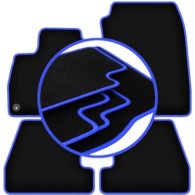 CARLUX-BLUE automatten voor: Ford Focus MK3 hatchback, sedan, stationwagen (2010-2018)
