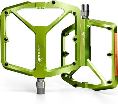 Fietspedalen Aluminium - MTB Pedalen - Fietsen en Controleren - Afneembare Antislip Nagels - 9/16 inch - Zwart