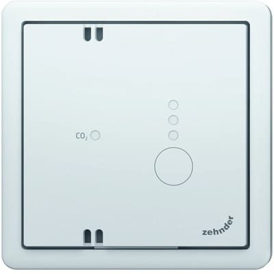 Zehnder 655000835 - draadloze CO2 sensor RF67 - inbouw incl. afdekraam - wit
