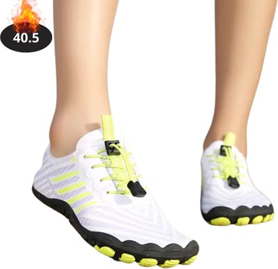Nivard Waterschoenen Voor Kinderen & Volwassenen - Aqua Shoes - Aquaschoenen - Afzwemschoenen - Zwemles Schoenen - Wit - 40.5