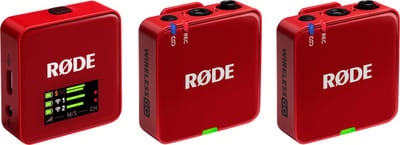 RØDE Wireless GO III - Red - Draadloos Microfoonsysteem