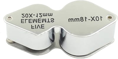 Vouwbare Sieradenloep 10X 20X Draagbare Vergrootglas voor Miniatuur, Antieke Sieraden en Kunstwerken