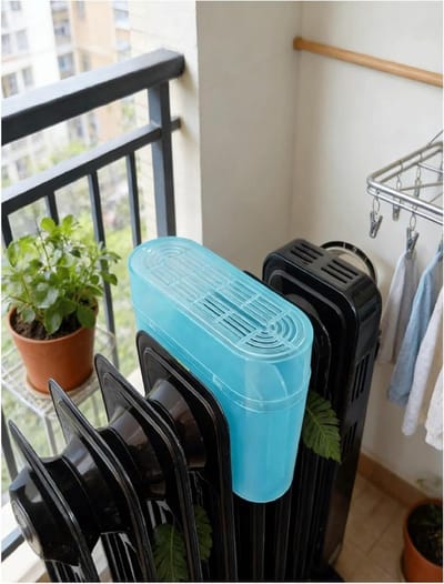 Radiatorbevochtiger hangend, radiatorbevochtiger universeel radiatorreservoir, grote capaciteit for binnen, gemakkelijk schoon te maken en te vullen(2pcs)