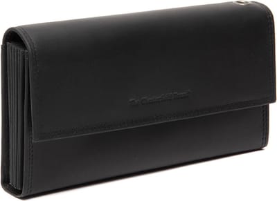 The Chesterfield Brand Leren Kelnerwissel Portemonnee Grenada Waiter Wallet Black Zwart