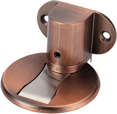 Magnetische Deurstop - Deurhouder Vloer - Deuren Open Houden - In Hoogte Verstelbaar - 5-30 mm Naad - Zwart