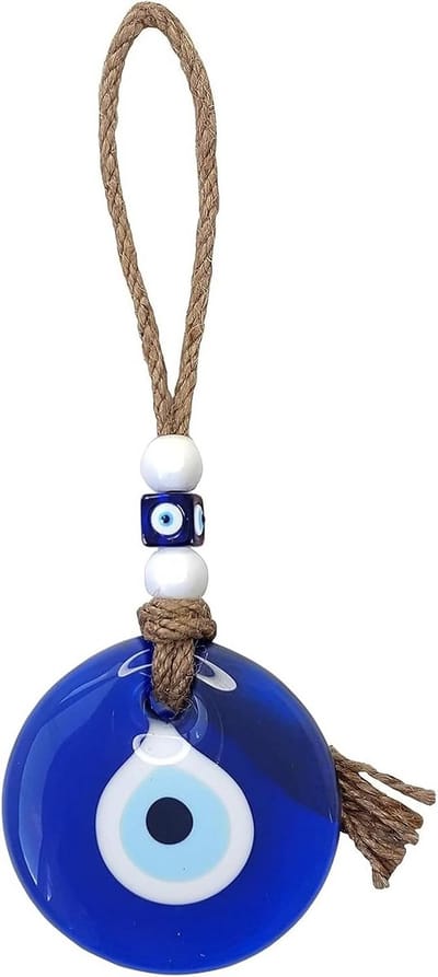 Beschermende Blauwe Oog Hanger voor Geluk en Woondecoratie