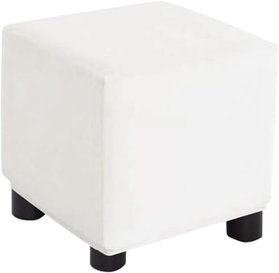 Voetenbank Cover - Krukhoes Poef - Meubels Beschermen - Hoge Elastische Stof - 35-45 cm - Eff 22