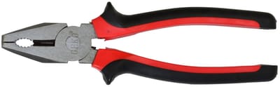 GEKO Combinatietang - 200mm - Staal - Rood/Zwart - Veelzijdig Gebruik