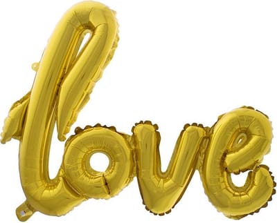 FOLIEBALLON 40" LOVE GOUD (100cm)