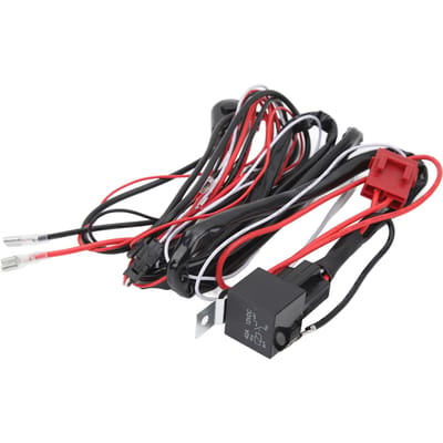 Faisceau de câblage de commutateur Commande Noir Étanche Fiable Protection contre les surtensions Lumière de travail LED Faisceau de câblage Universel black