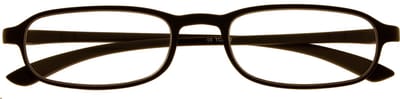 Noci Eyewear TCB342 TR90 Leesbril +2.00 - Zwart - Rechthoekig